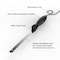 Hastings Home Electric Carving Knife with 8-inch Serrated Stainless Steel Blade, Comfort Grip Handle for Slicing 411763IFL - alternate 3